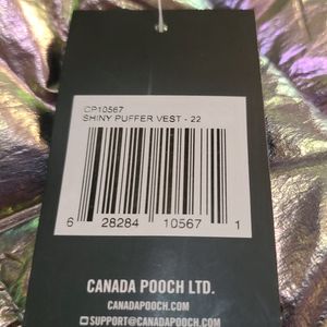 Canada Pooch "Shiny Puffer" Jacket - size 22